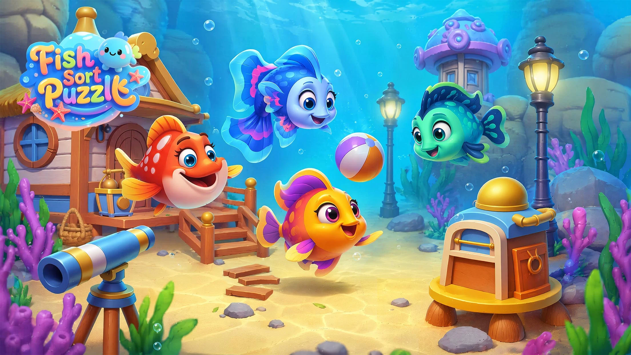 Fish Sort Puzzle screenshot