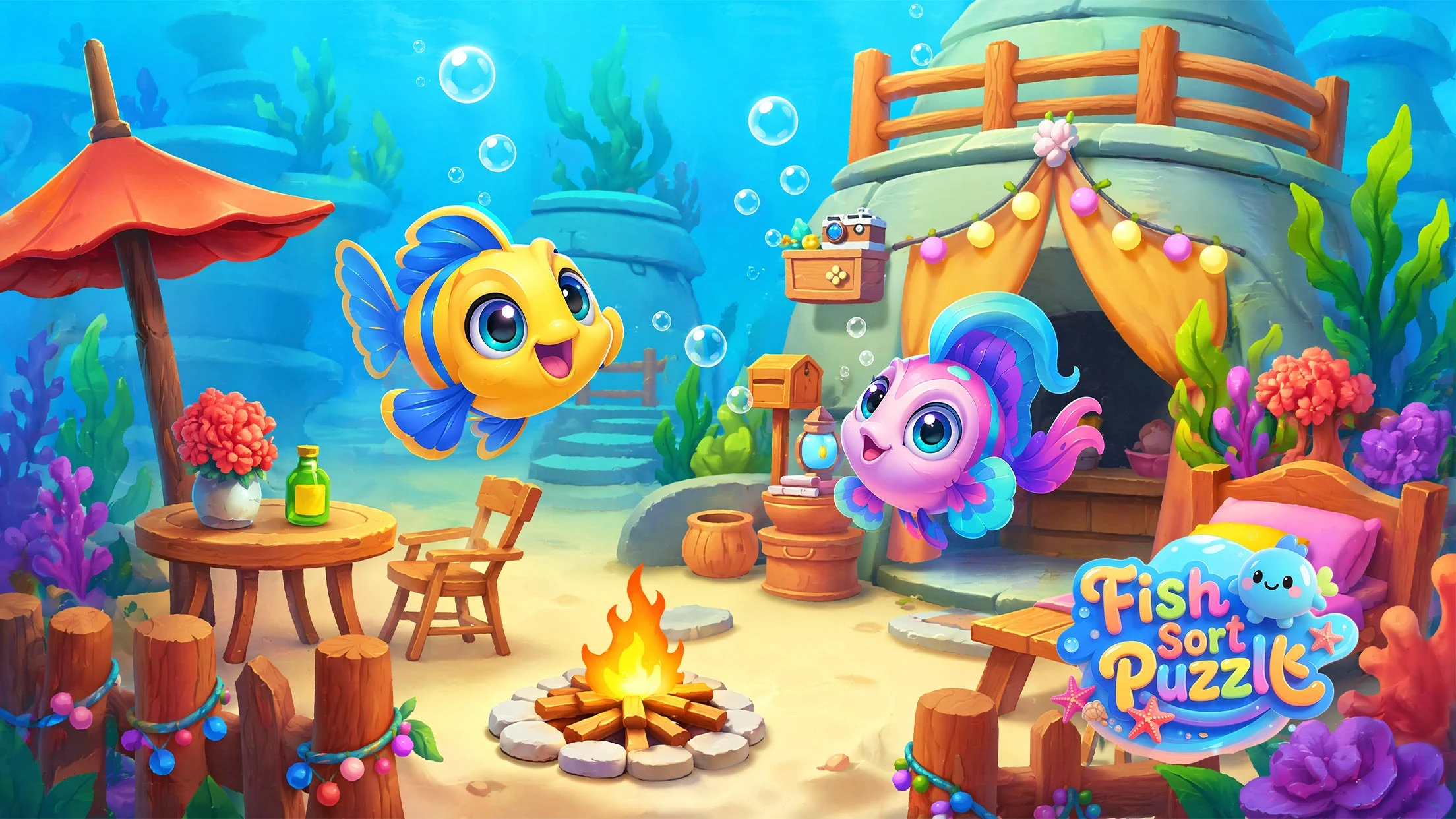 Fish Sort Puzzle screenshot